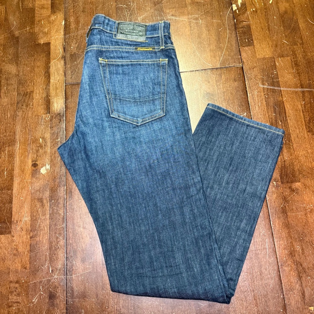 Civilianaire Jeans Allen Edmonds Collab Mens 32x32 Blue Dean Comfort Stretch